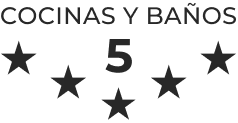 Cocinas Y Banos 5 Estrellas Logotipo